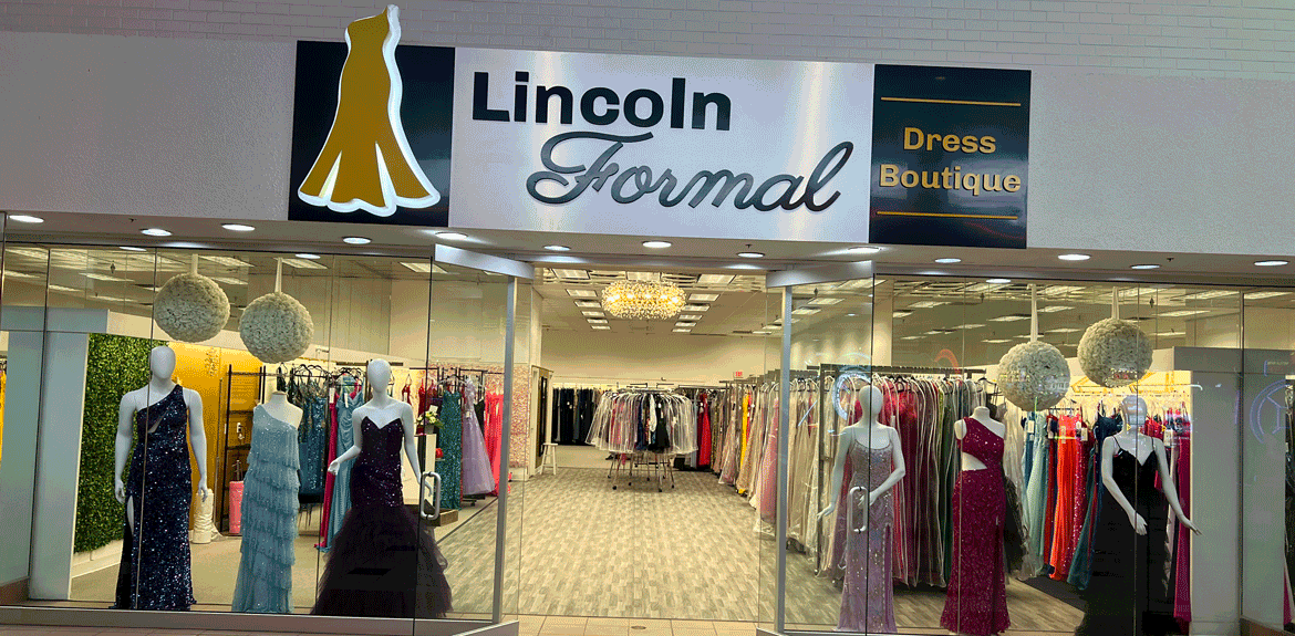 Formal sales dress boutique