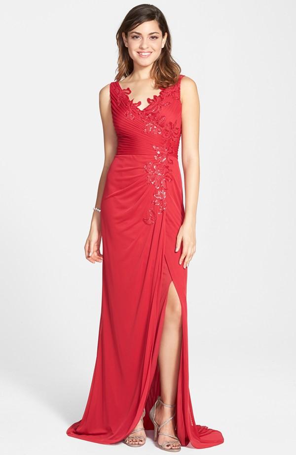 Luxe Collection Stretch Net Gown