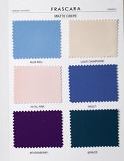 Image of Matte Crepe Swatches