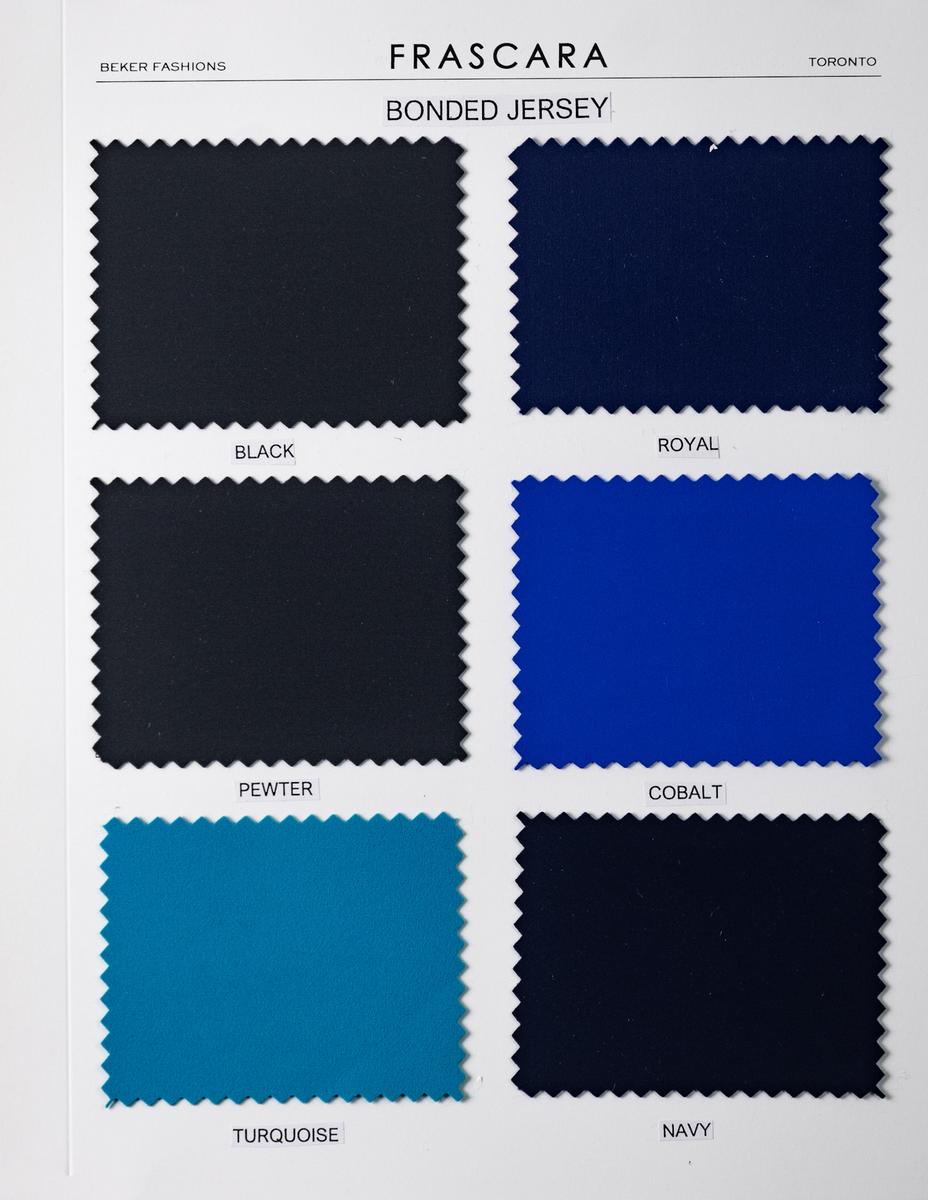 Frascara Bonded Jersey Swatches