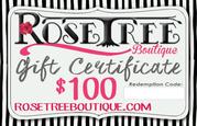 Image of $100 Gift Certificate
