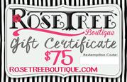 Image of $75 Gift Certificate