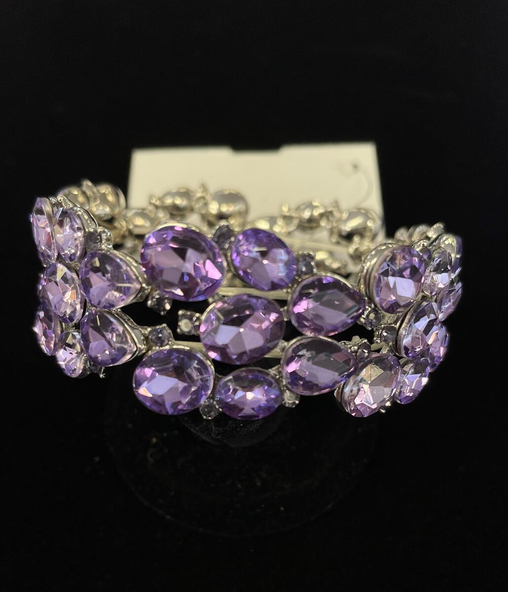 purple cuff bracelet 