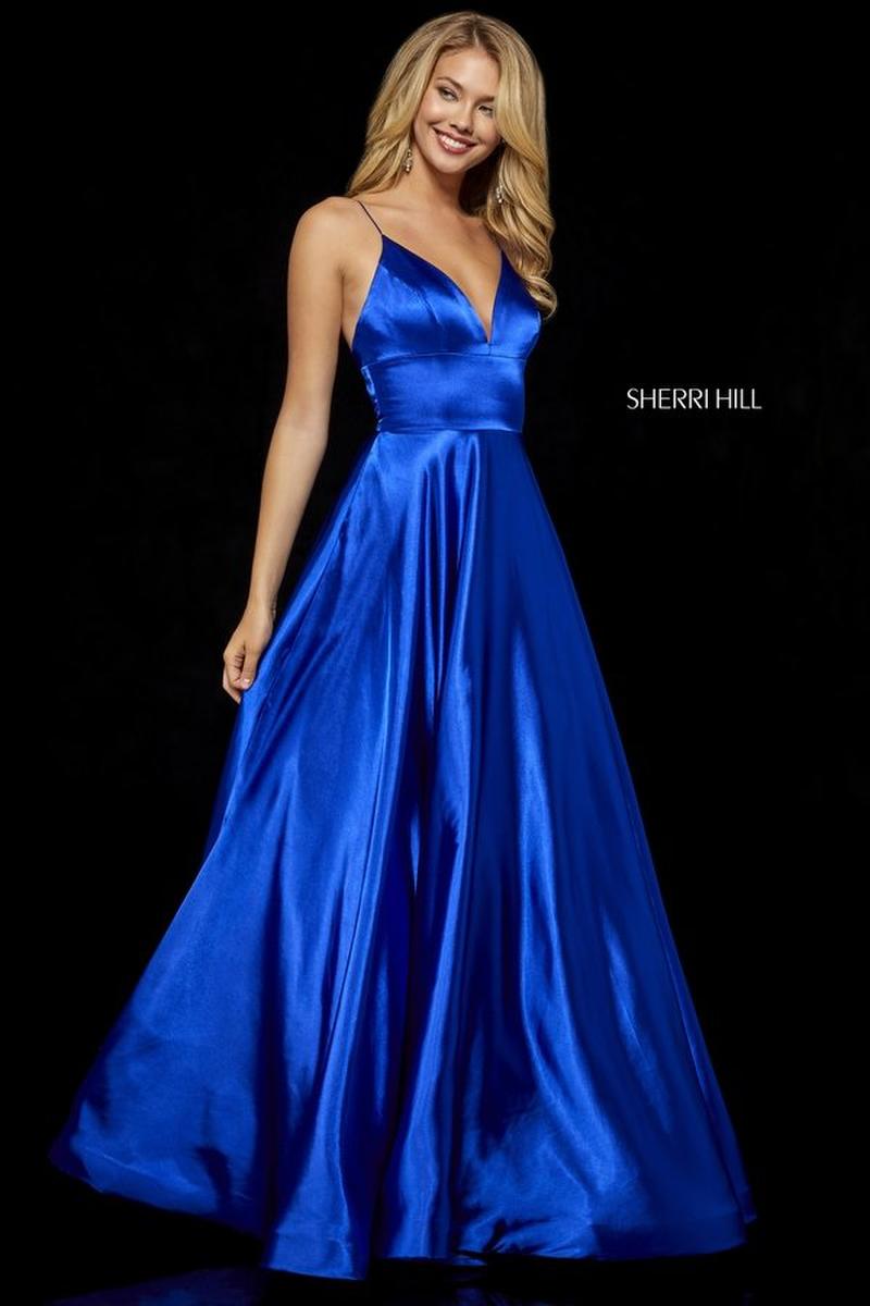 Charmeuse A-line Gown