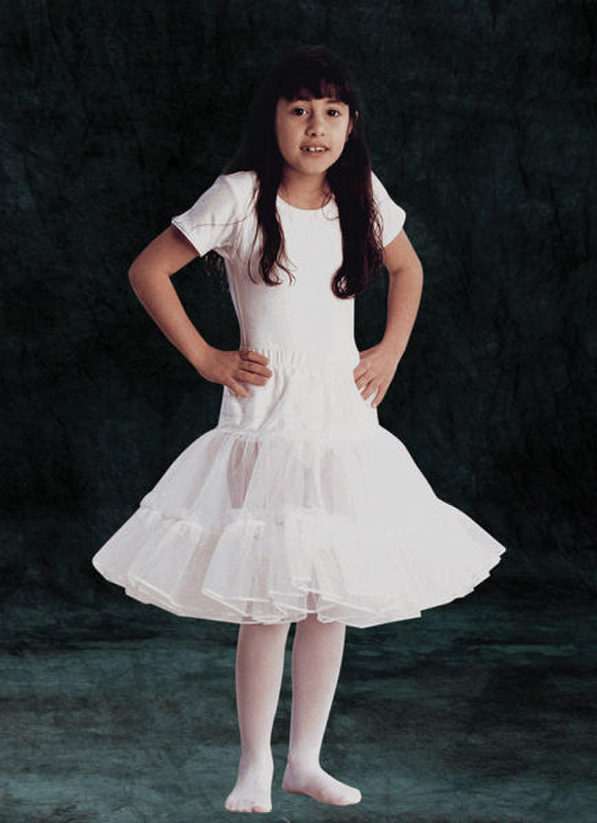 Children's Sheer Knee Length Petticoat K1801