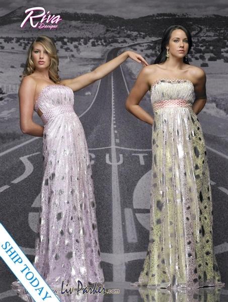 Riva Designs Prom Dress 7451 7451 Reg $315.00