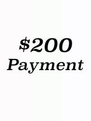 Image of $200 Payment