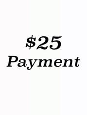 Image of $25 Payment
