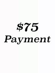 Image of $75 Payment