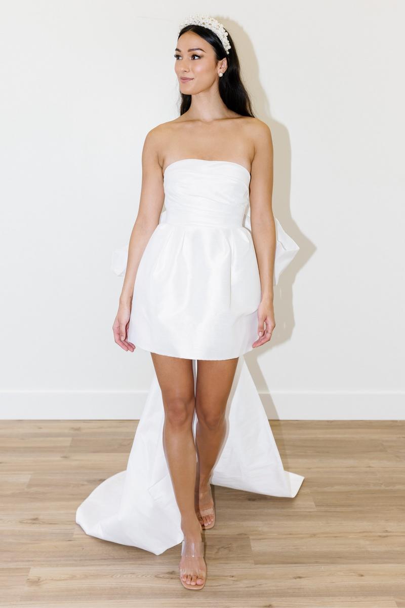 By Watters Bride Little White Dress Short Bridal Gown 36312 Trifle 