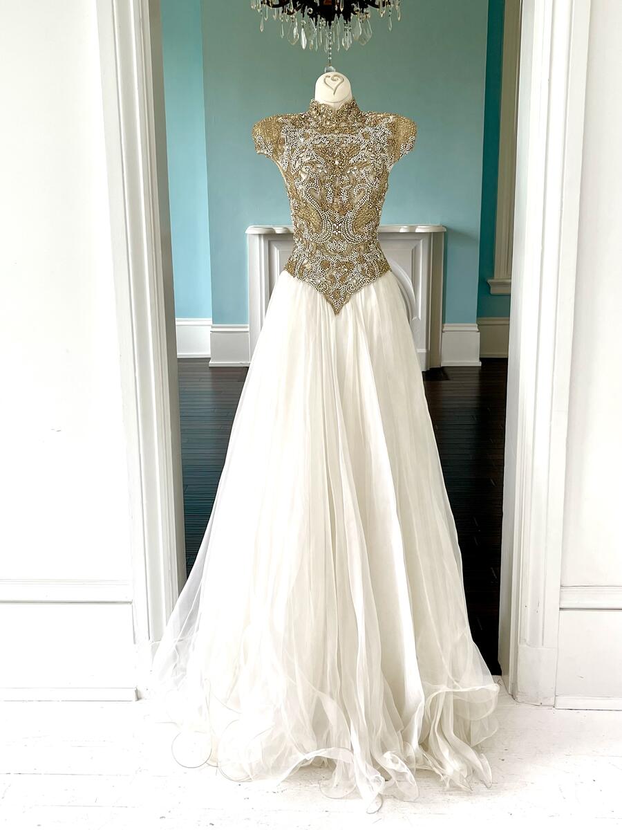 Sherri Hill Couture Ivory Pageant Ballgown