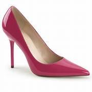 Pleaser Hot Pink Pump High Heel Classique