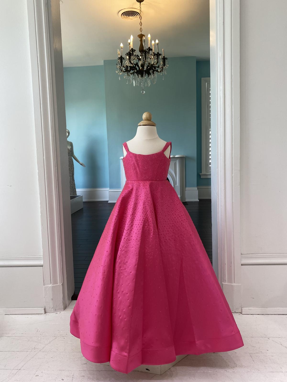 Sherri Hill Children's Little girl pink pageant dress
