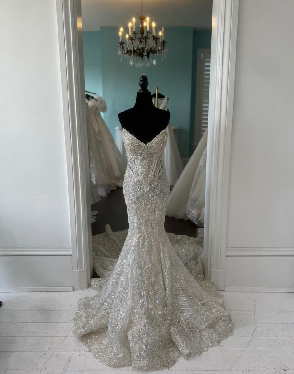 Sherri Hill sparkle beaded wedding dress SH385