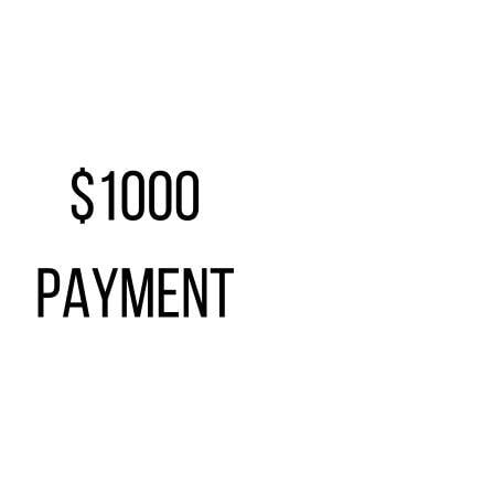  $1000 Payment