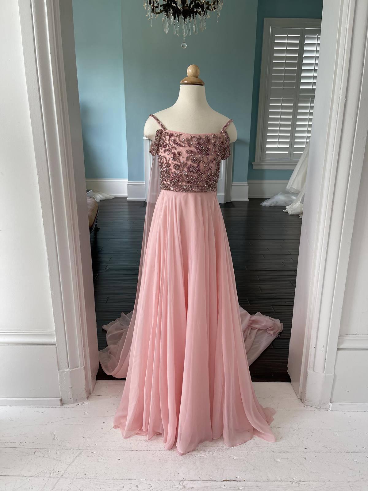Sherri Hill Children's Little Girl pink pageant gown