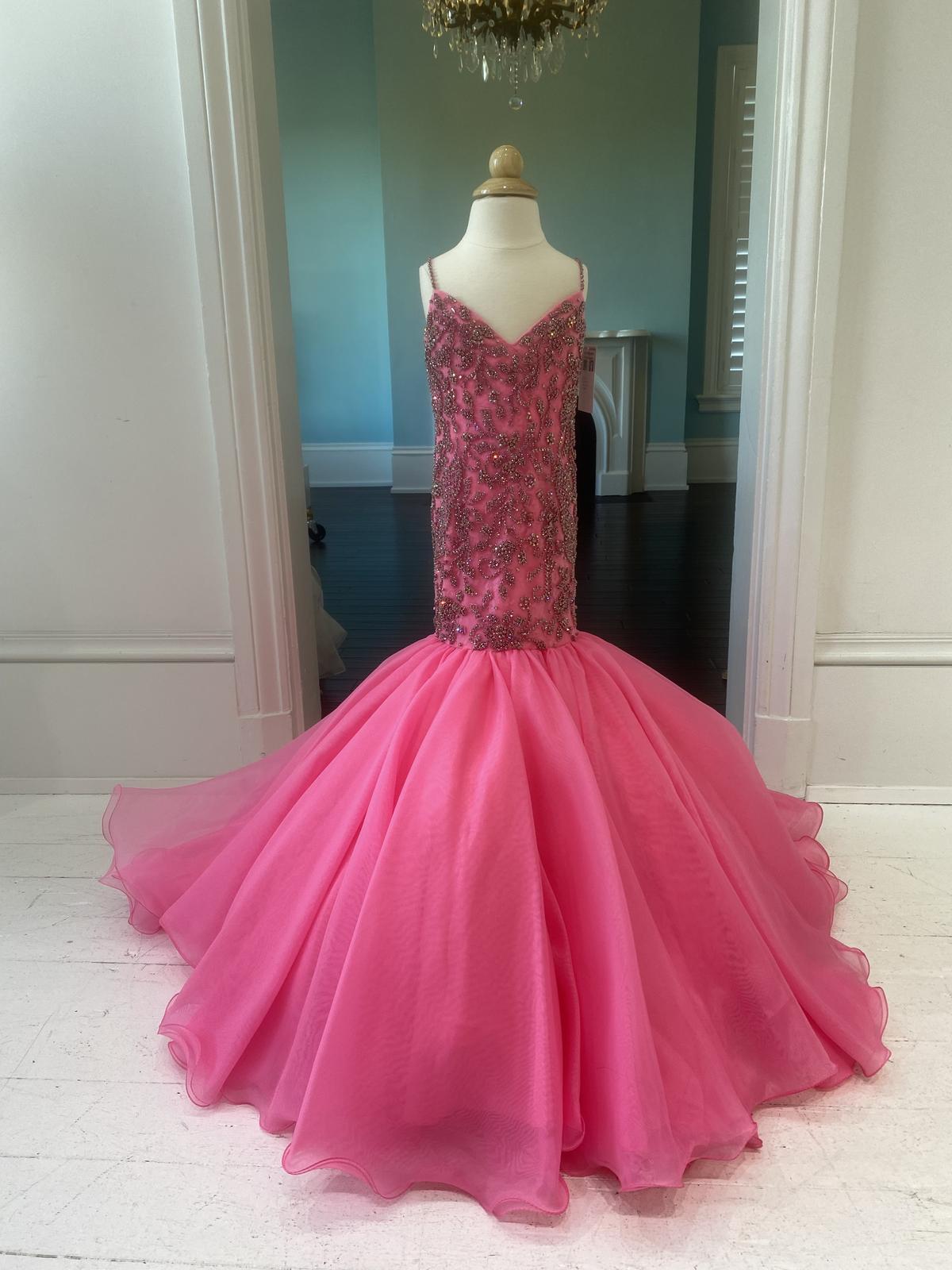 Sherri Hill Children's Pink Pageant Gown K54389