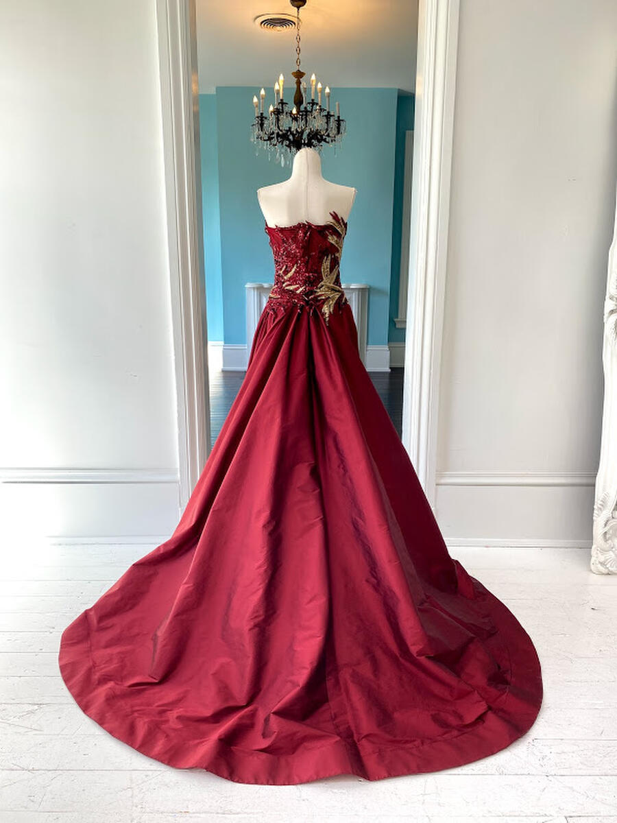 fire prom dress Sherri Hill Corset Hot Fix Prom Dress 57011