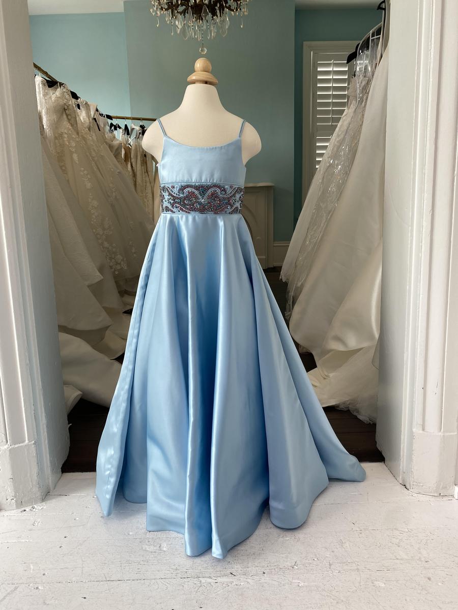 Sherri Hill Children's light blue pageant gown K53848