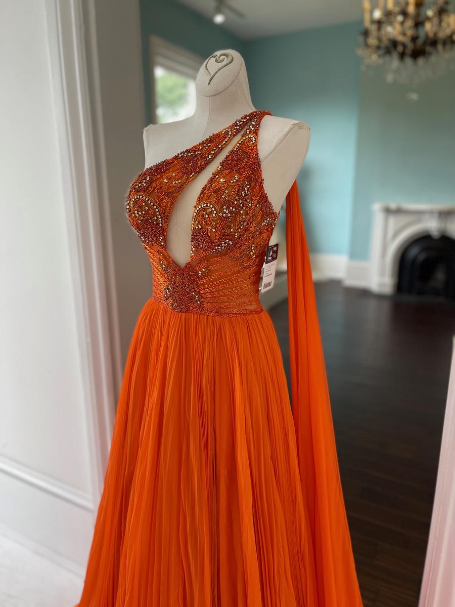 orange prom dress sherri hill Sherri Hill 56913 Chique Prom, Raleigh NC 27616, Prom Dresses, Sherri Hill, Jovani, formal dresses, formal gowns, quinceanera
