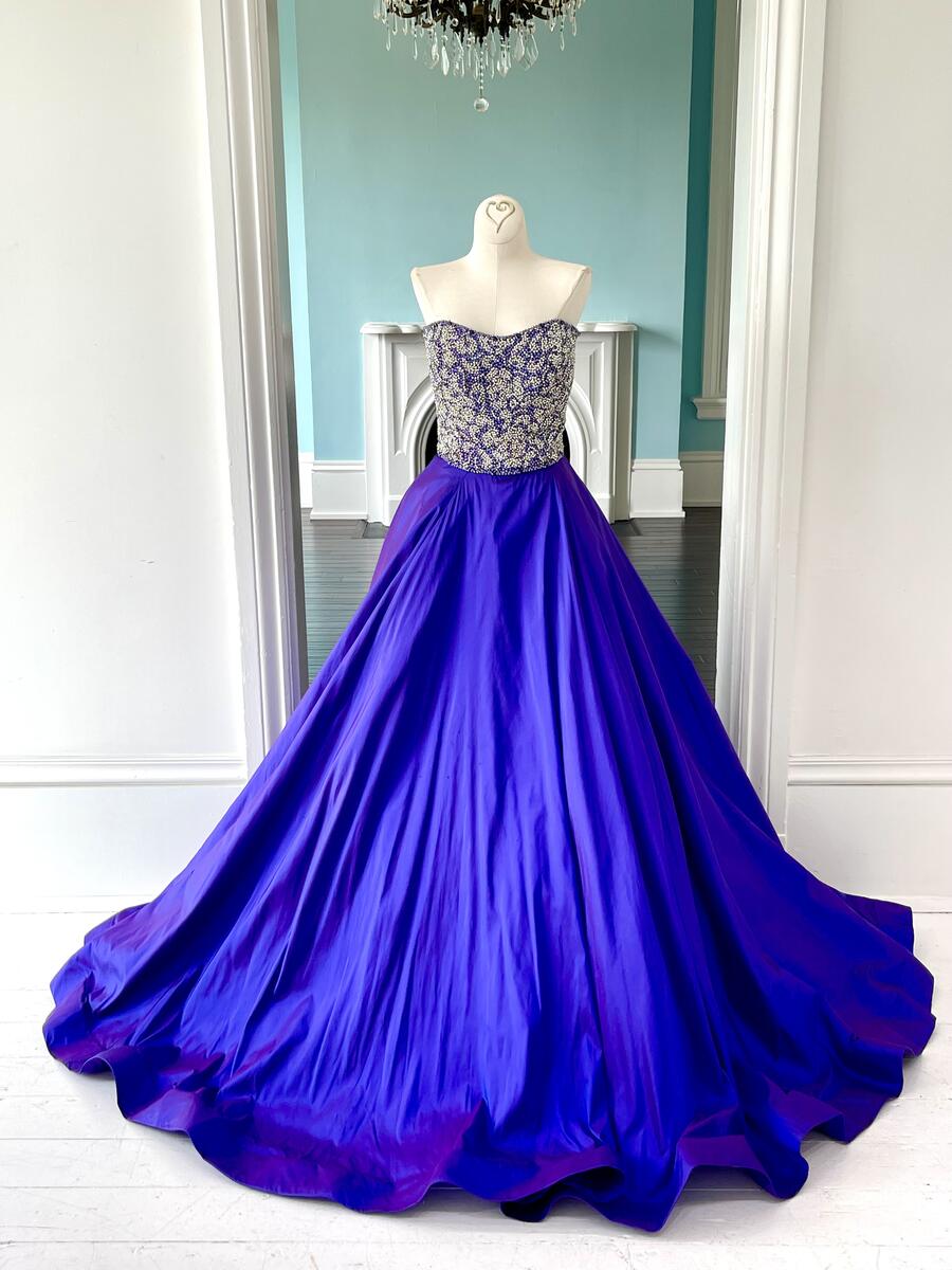 Sherri Hill Couture Purple Pageant Ballgown
