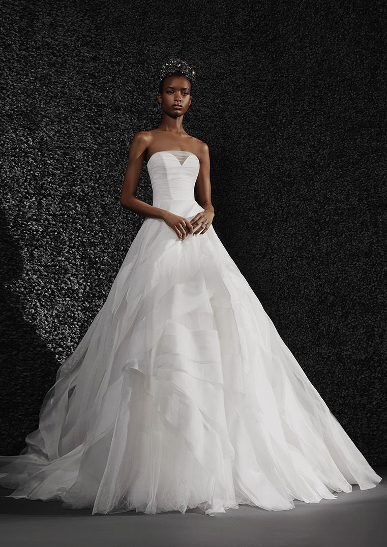 Vera Wang Bride - textured A-line ballgown wedding Yvette