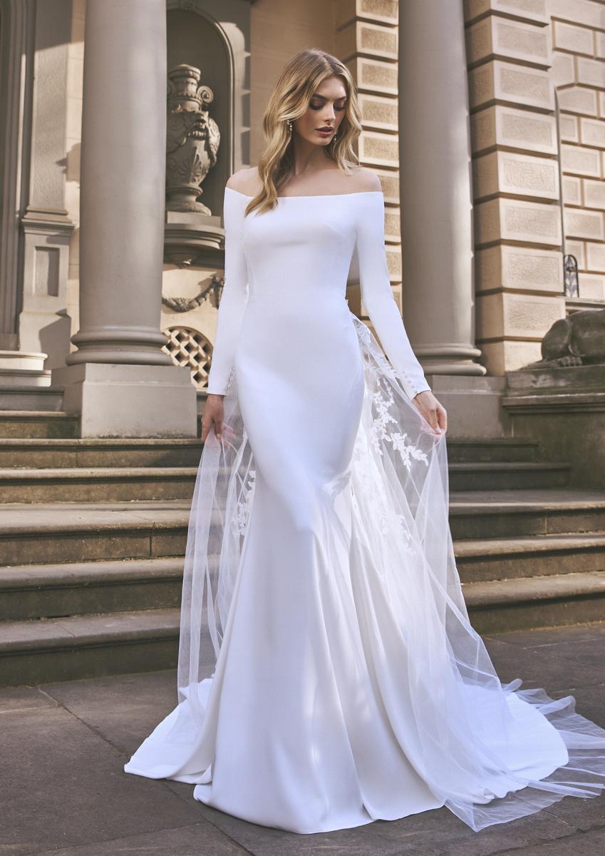 Saint Patrick Elstob Fitted Long Sleeve Wedding Dress Elstob