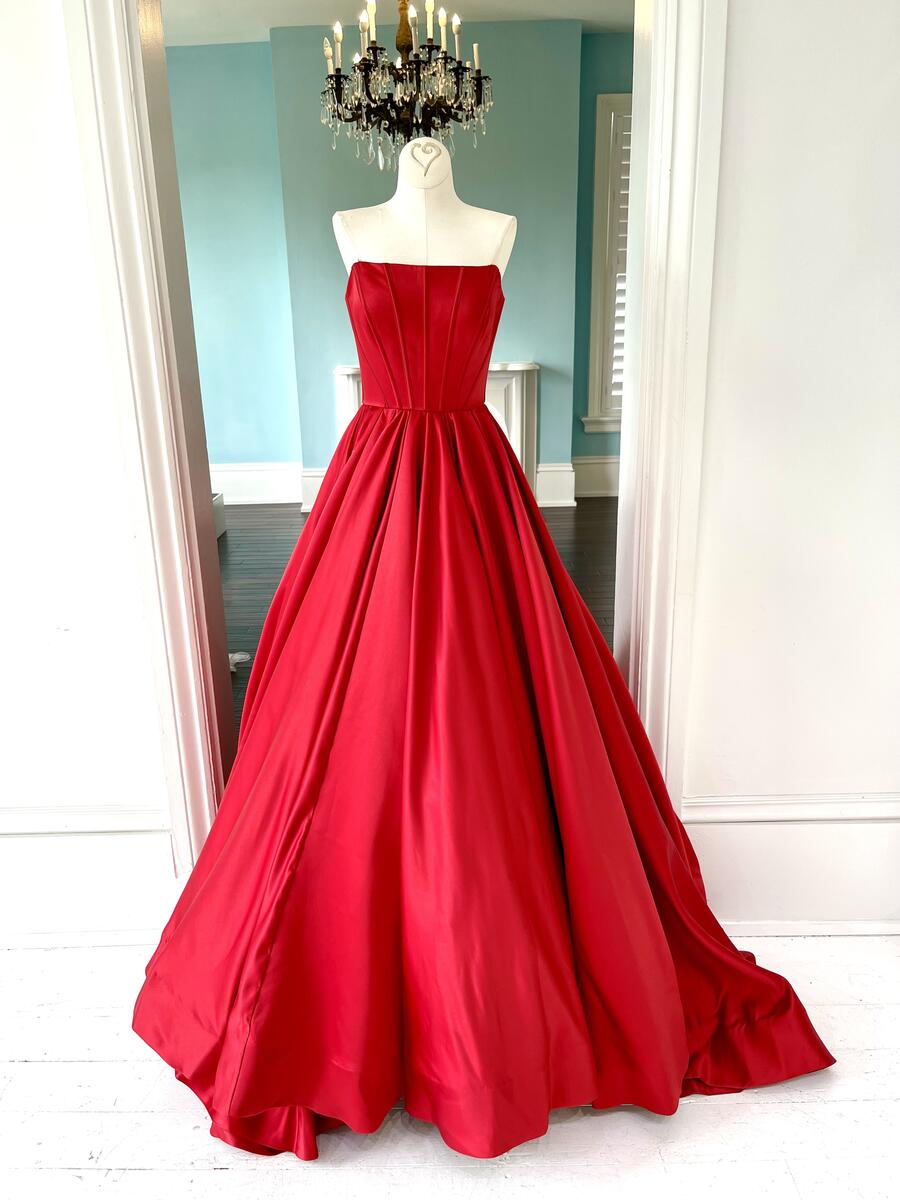 Sherri Hill Couture Red Pageant Ballgown