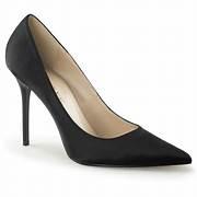 Pleaser Black High Heel Pumps Shoes Classique