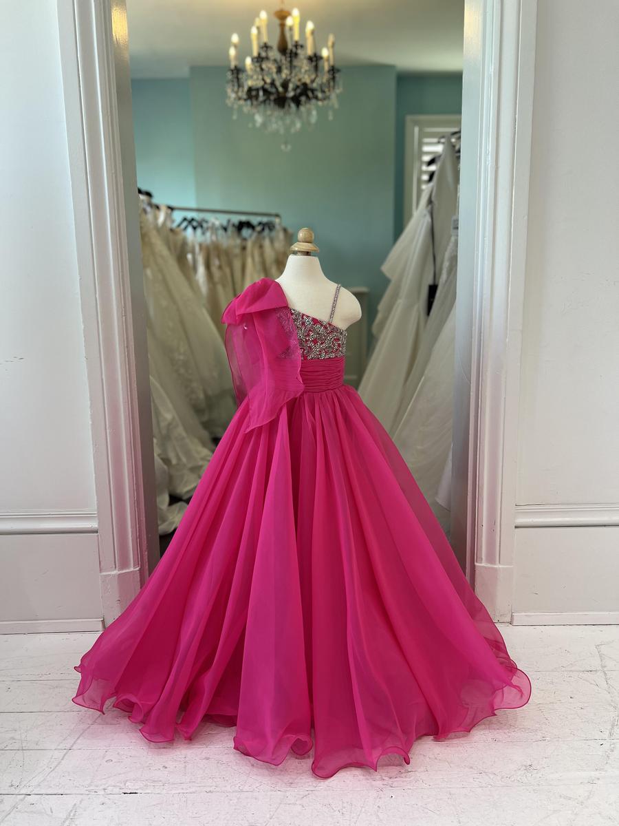 Sherri Hill Children's Little Girl's Fuchsia pageant ballgown K56720