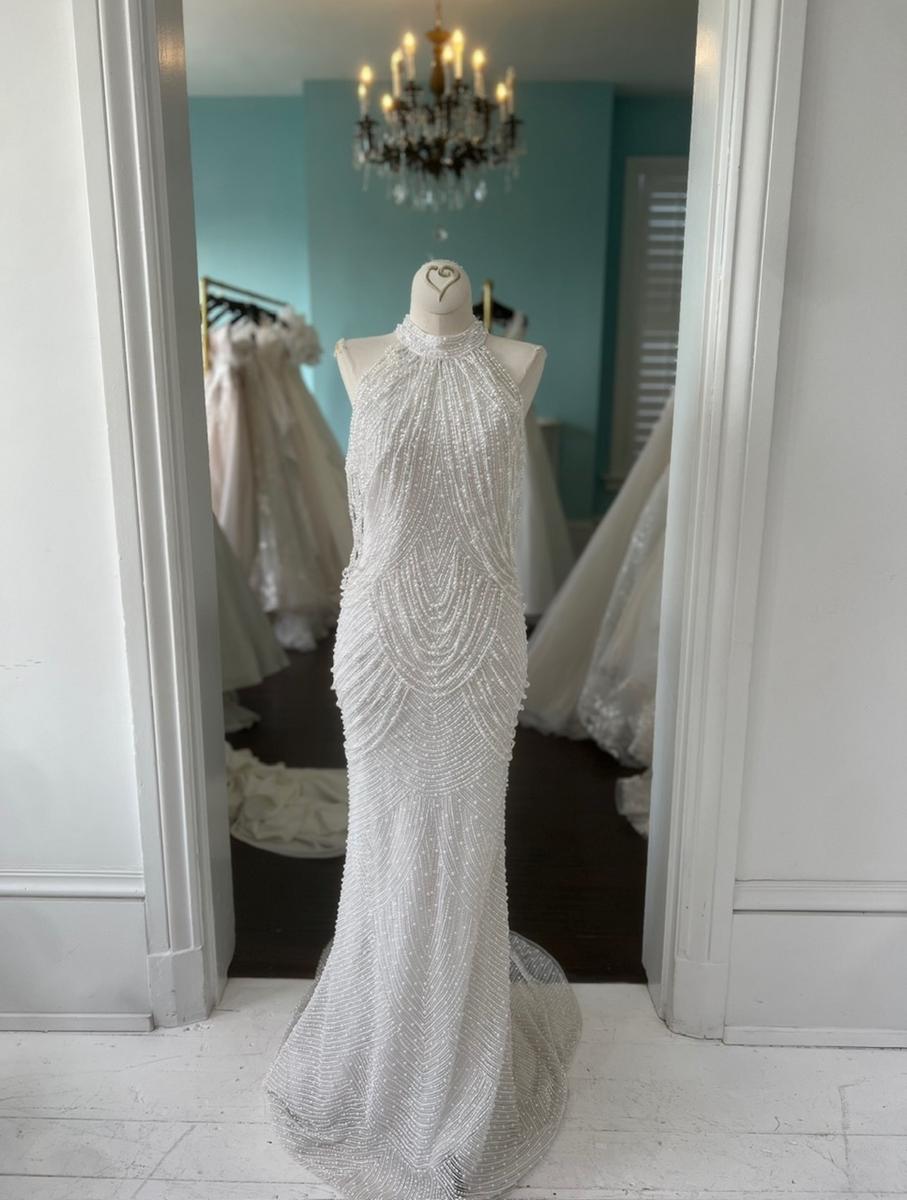 Sherri Hill Ivory Pearl wedding dress SH1172
