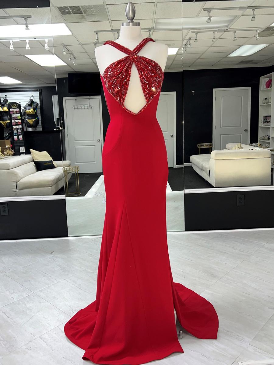 Jovani Couture in Red 80430