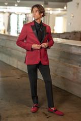 Image of Red Stretch Fit Tuxedo