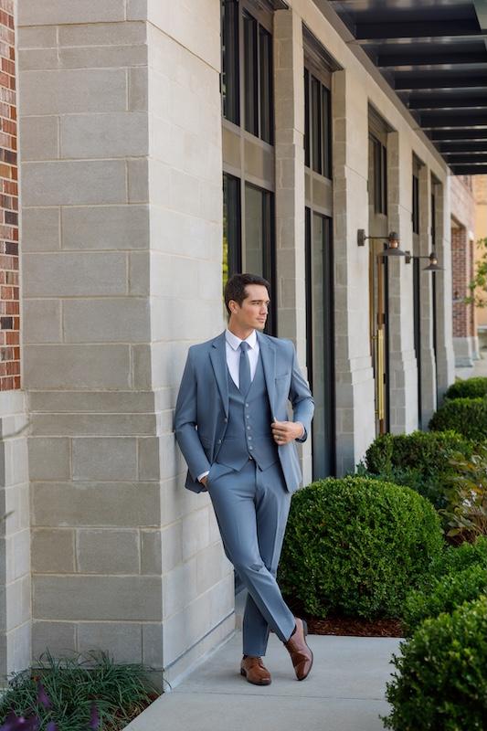 Ted Stanford Slate BLue Metro Suit ~Purchase Only~