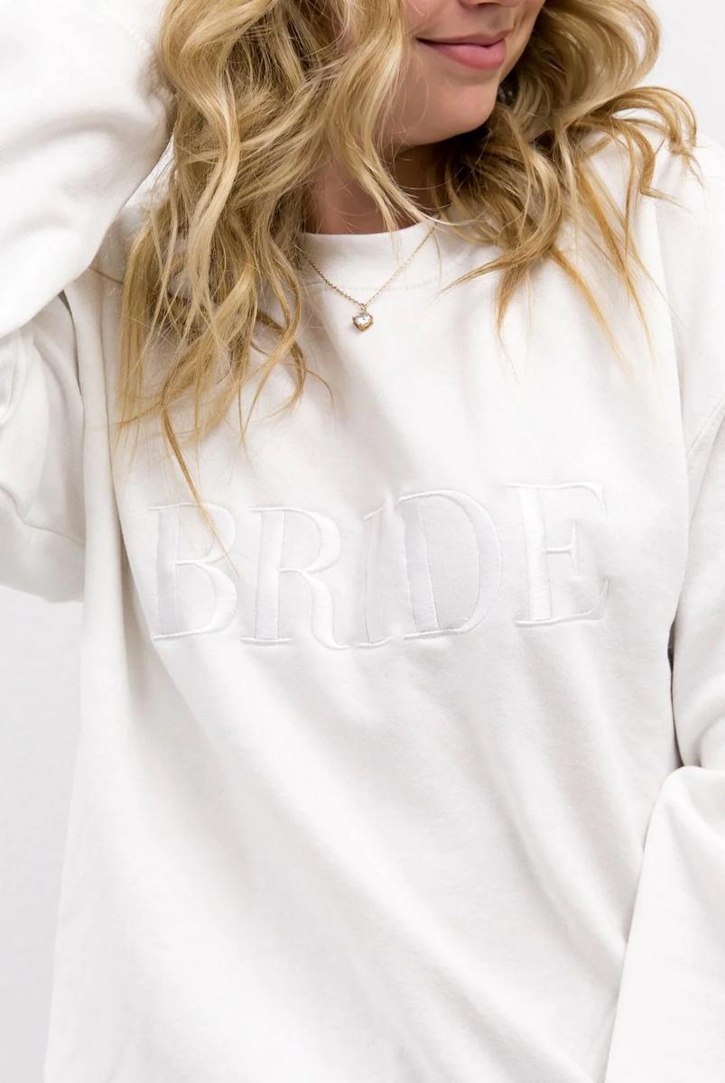 Sweatshirt - BRIDE Embroidered SWB
