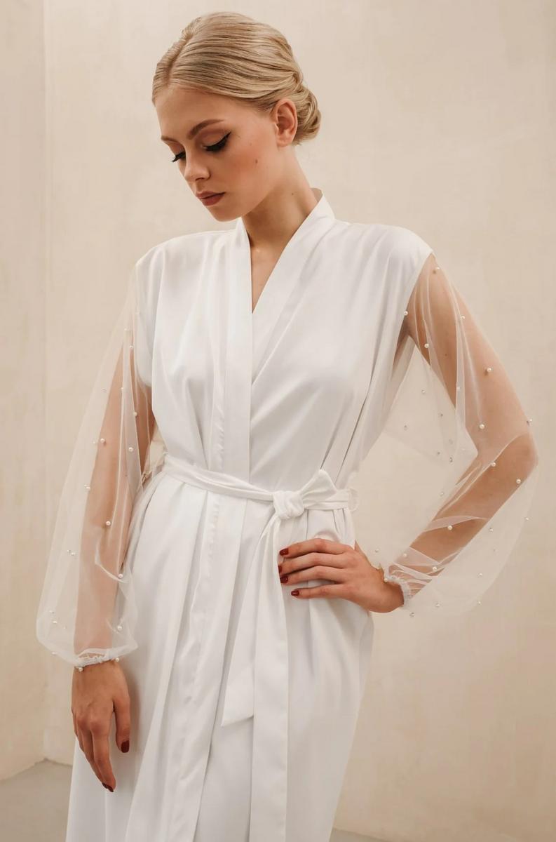 Bridal Robe - Pearl Sleeve RPRL