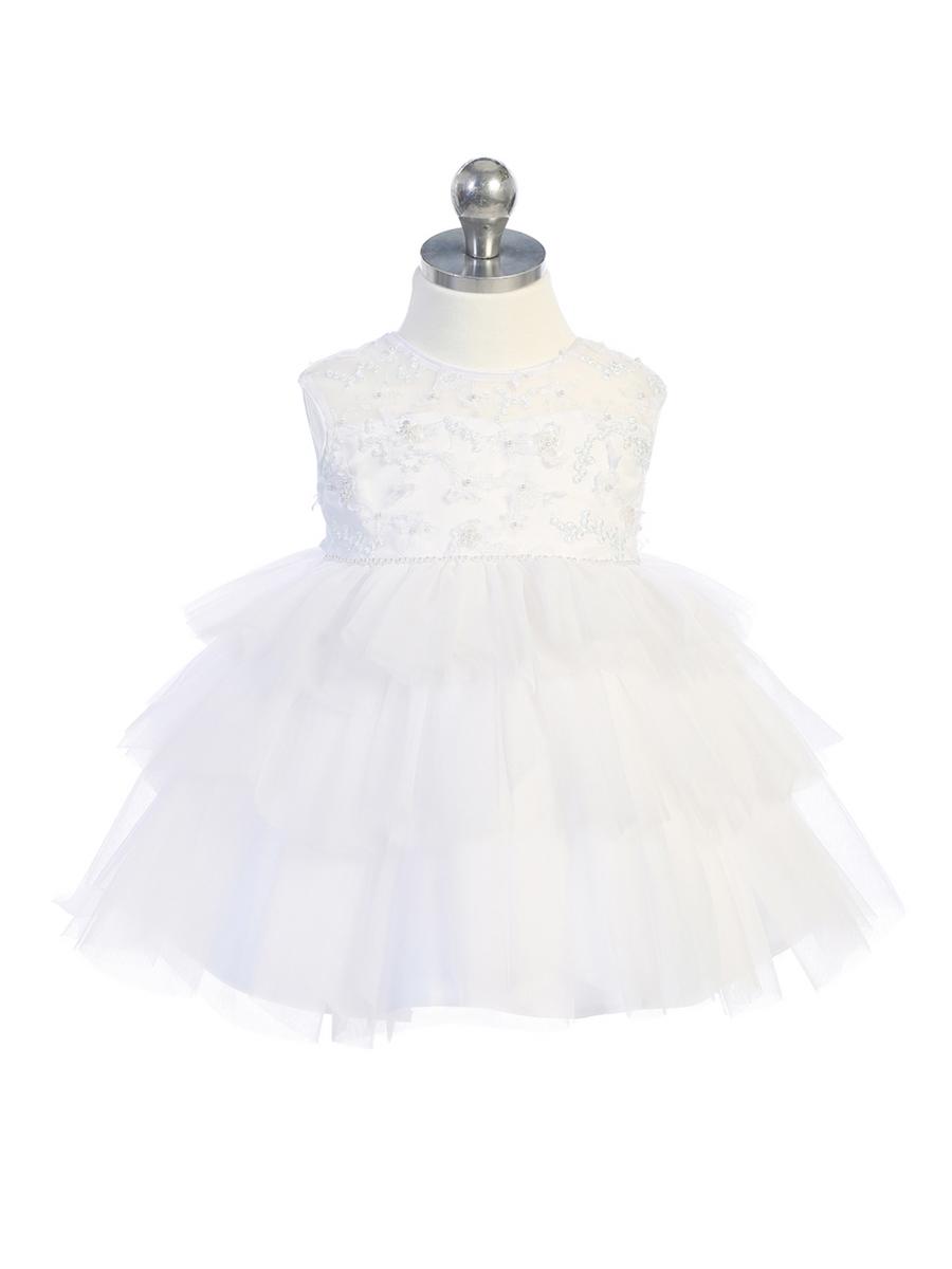 TIP TOP childrens - Layered Ruffle Dress with Illusion Top 5791S