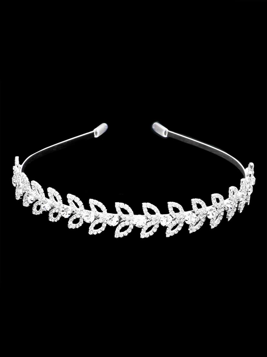 WONA TRADING INC - Rhinestone Open Marquise Sprout Cluster Headband HDH36-41060