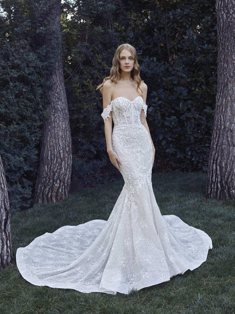 Demetrios Bridal - Fitted off the shoulder