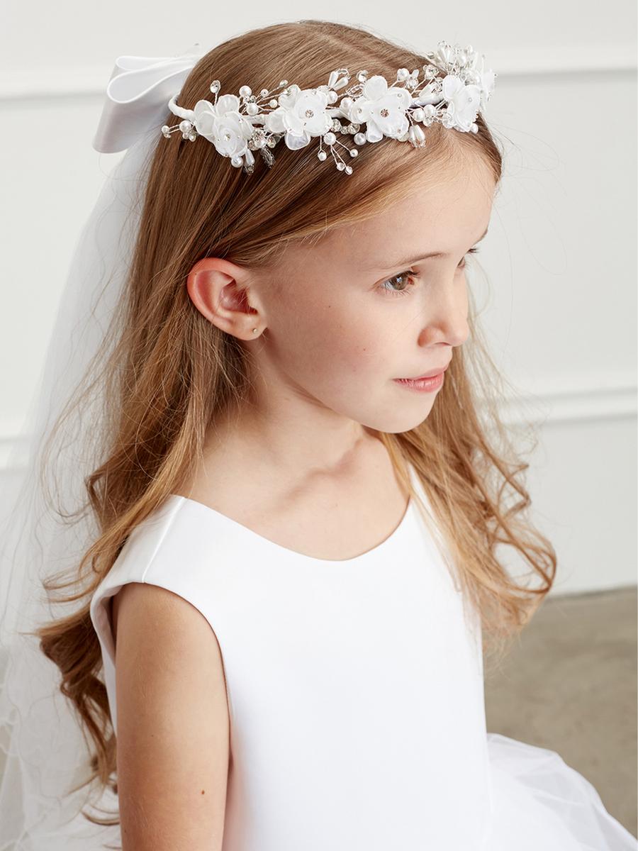 TIP TOP childrens - Flower Crown With Veil 709C