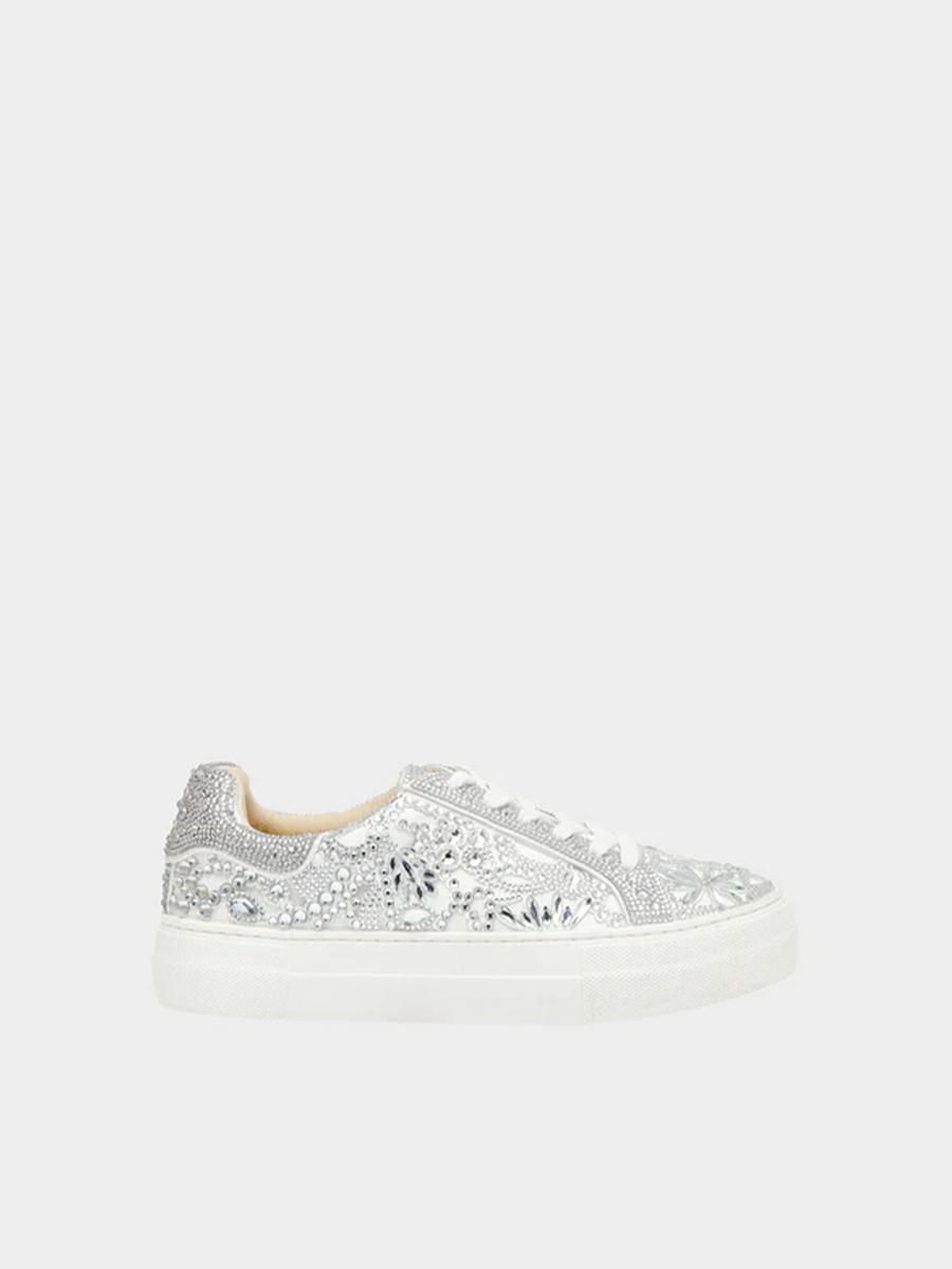 Sb-Sidny Dressy Sneakers - Pearl - GLITTER FASHION