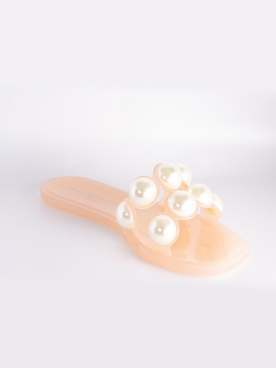 CHINESE LAUNDRY - Synthetic Pearl Studded Straps Slip On CARLO