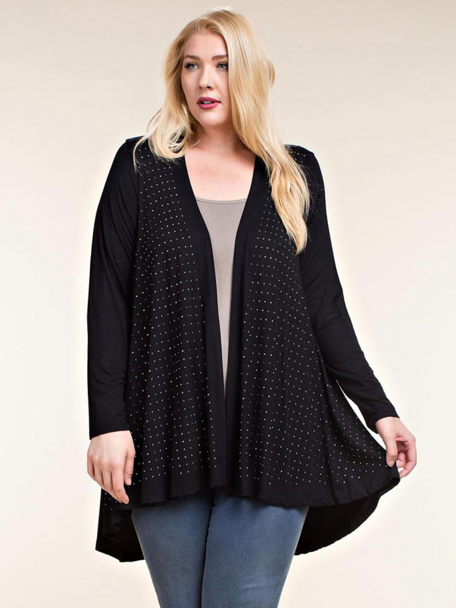 Vocal Apparel - Long Sleeve Beaded Cardigan 16880LCX