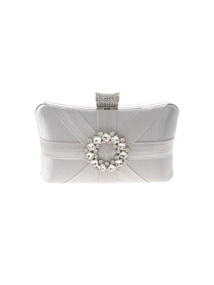 UR ETERNITY BAGS - Satin With Flower Center  Brooch