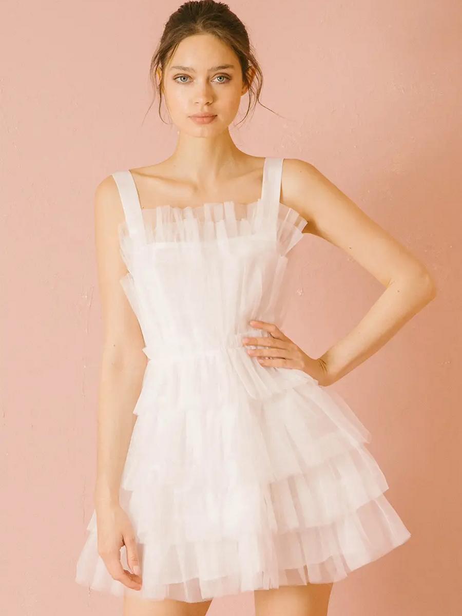 Storia - Layered Tulle Dress HD1406