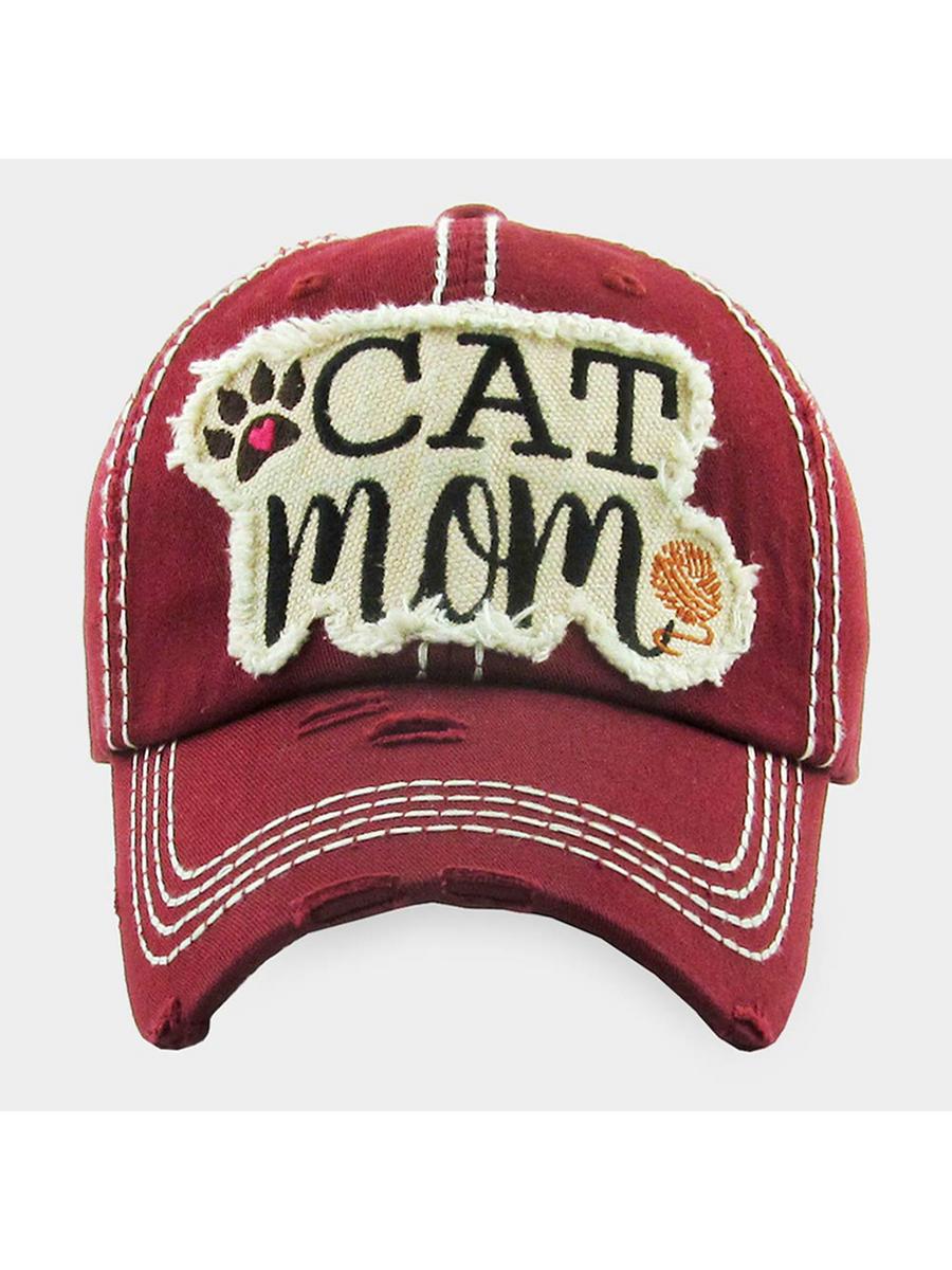 WONA TRADING INC - CAT mom Vintage Baseball Cap