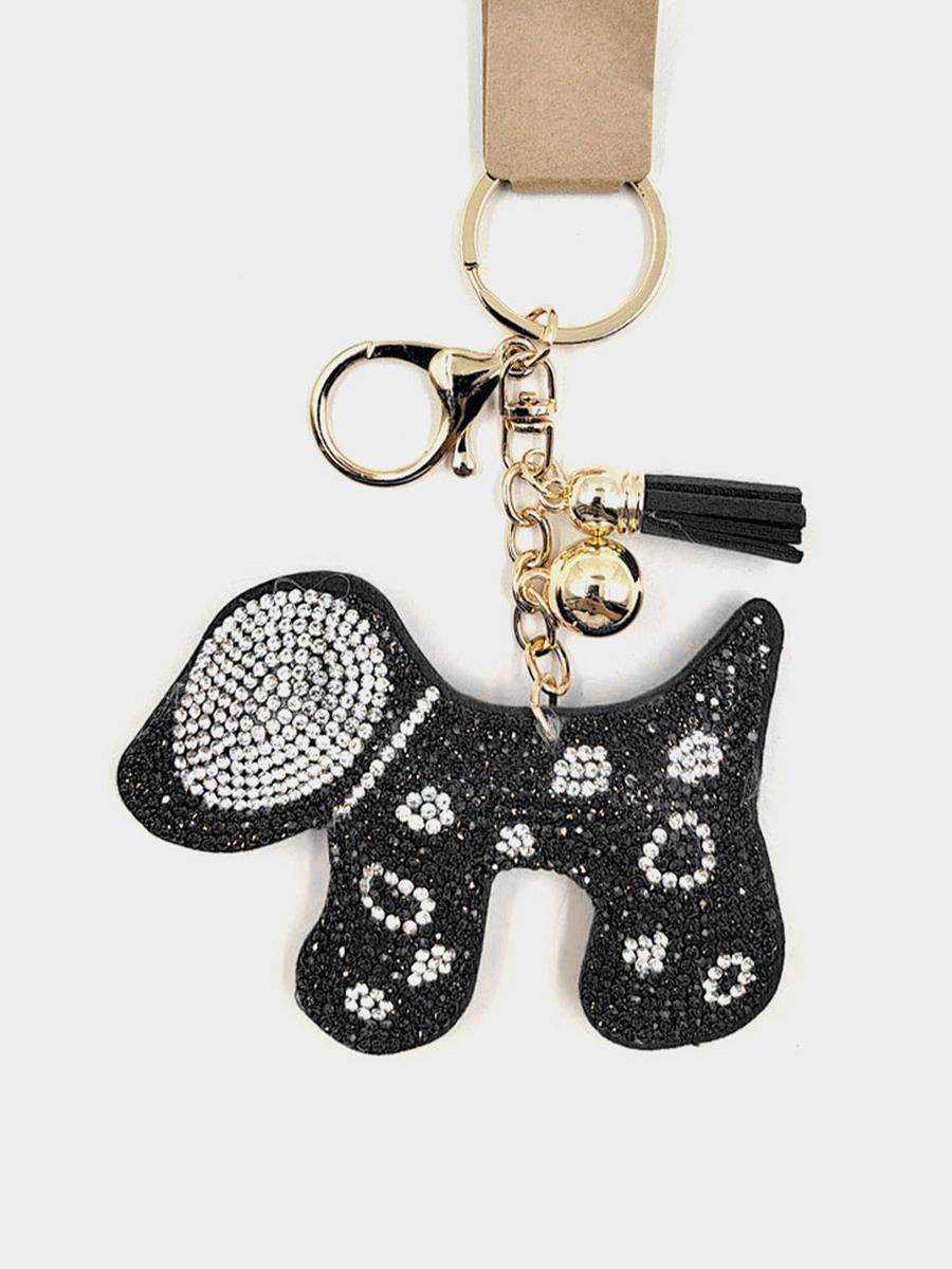 WONA TRADING INC - Bling Dog Tassel Key Chain K0117