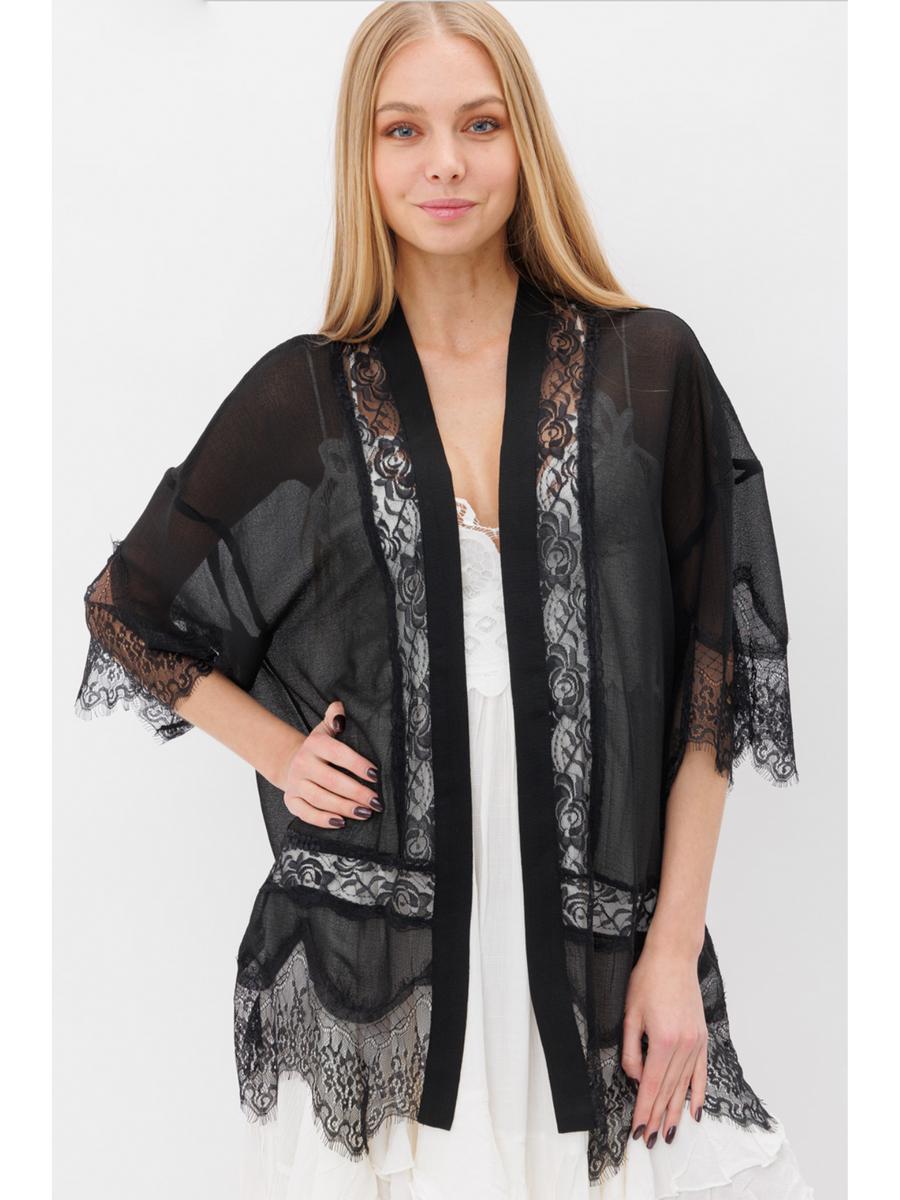 Vocal Apparel - Chiffon Lace Cover Up