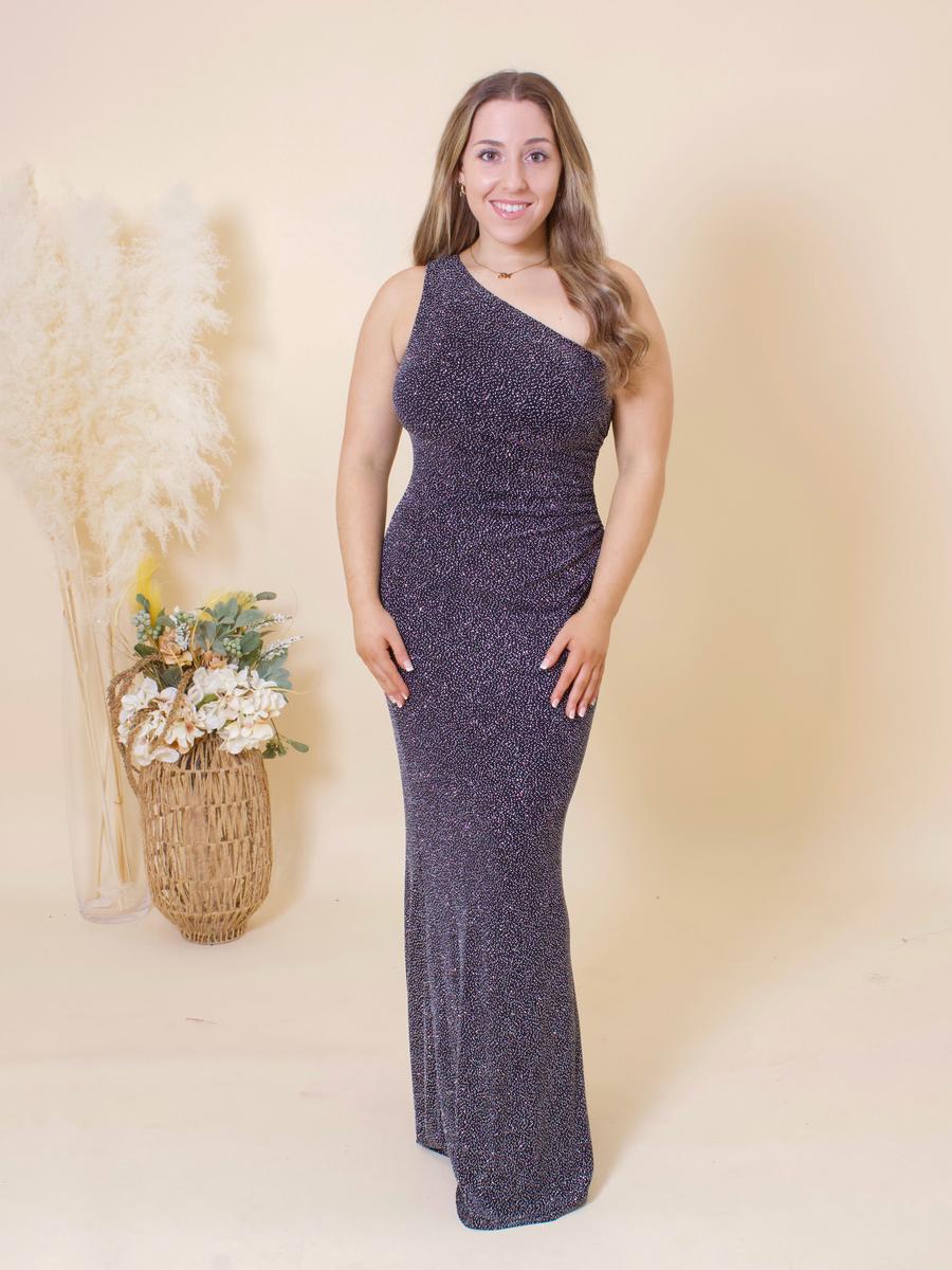 JESSICA HOWARD - Bead 1 Shoulder Gown JH2M3538