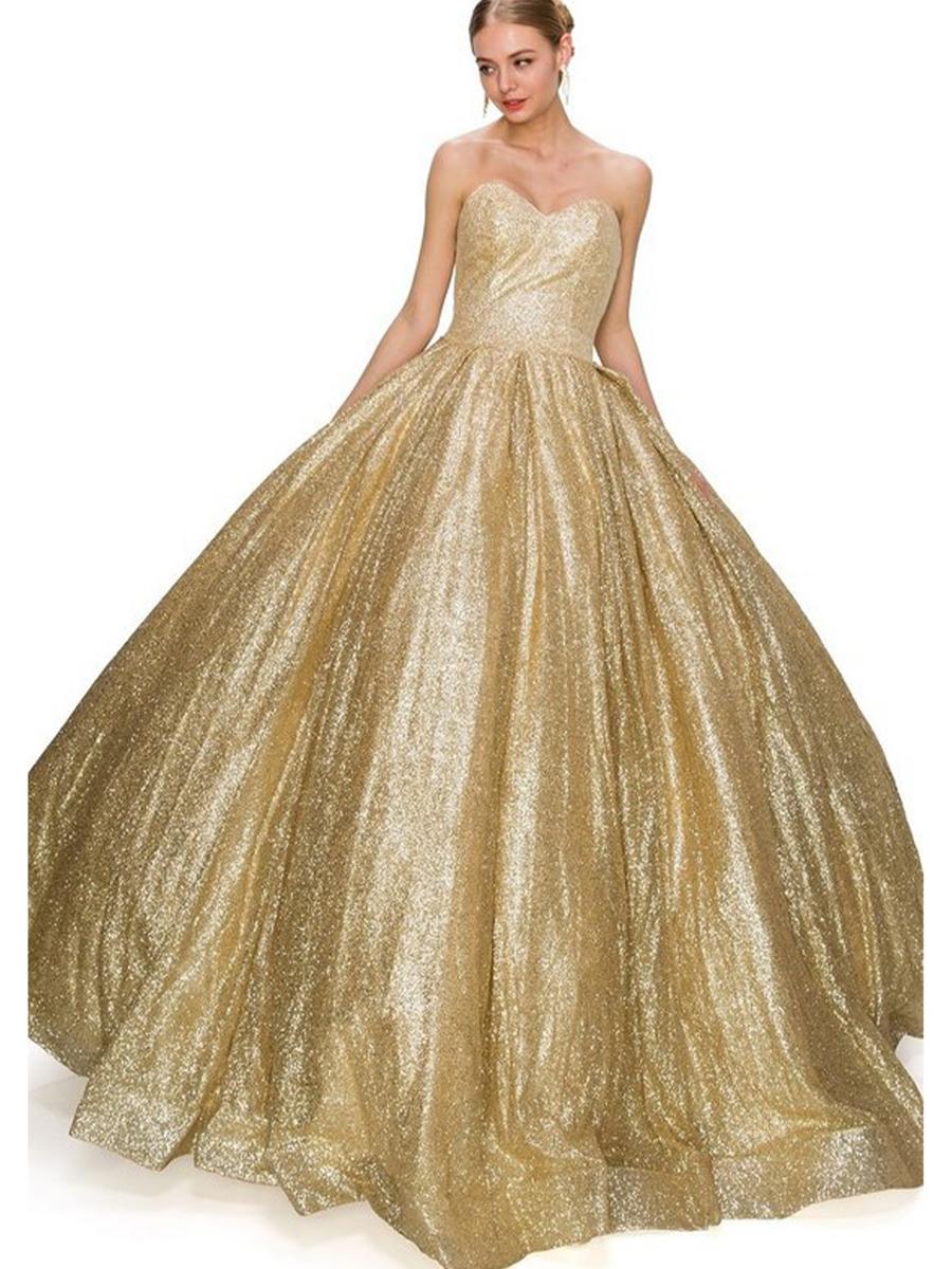 Cinderella Couture - Ball gown, glitter 8010J
